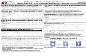 Free Colorado Colorado Minimum Wage Poster (Spanish) PDF